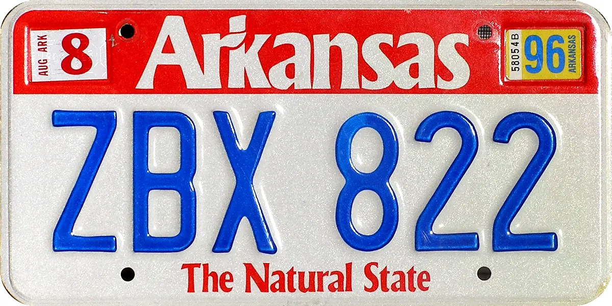 Arkansas License Plate Laws What Is The Law To Display Plates?