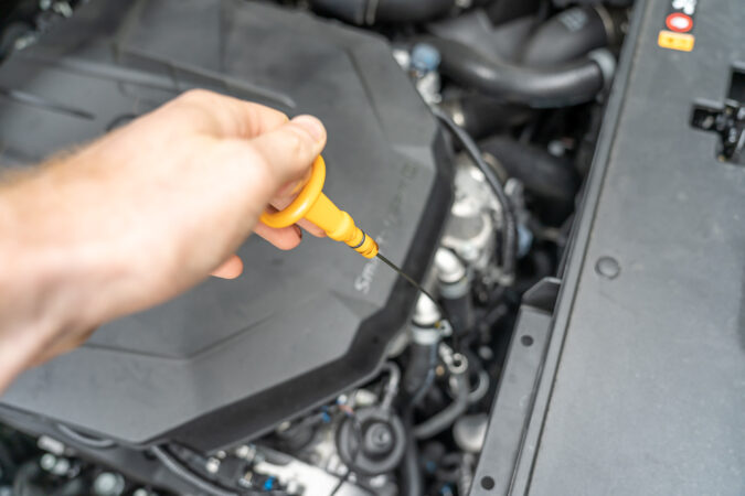 Vehicle fluid level leak change maintenance service 